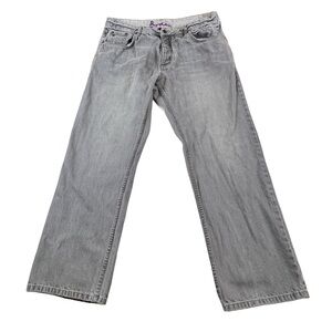 Boden Men’s Vintage Gray Denim Jeans, Size 38 Regular